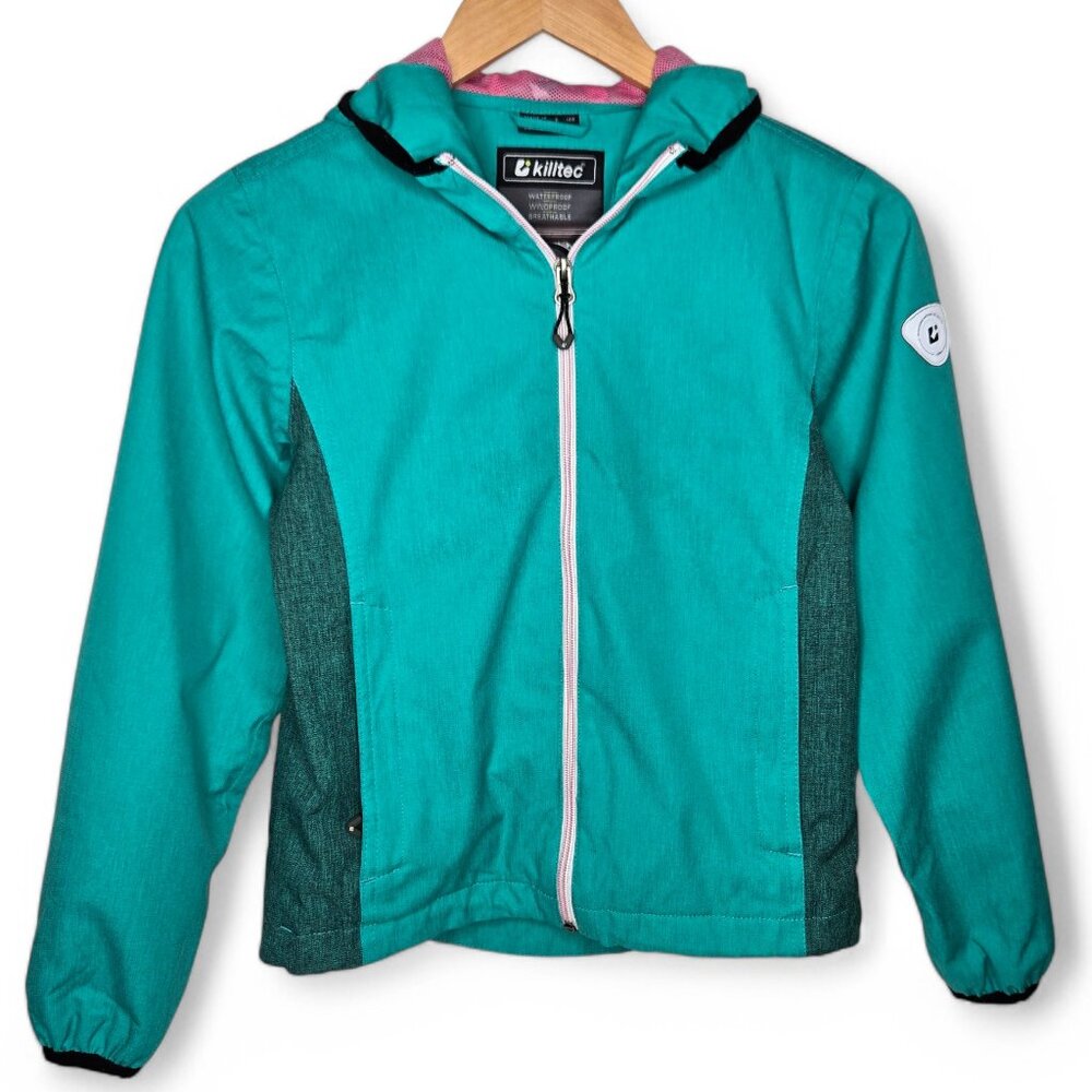 Killtech Two Tone Windbreaker Jacket Girls Waterproof Breathable Hooded‎ 10